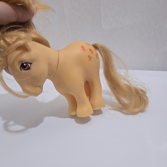 VINTAGE G1 MY LITTLE PONY BUTTERSCOTCH Yellow red butterflies MLP 1982 - Picture 5 of 7